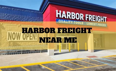 on Sundays. . Harbor freight locations near me